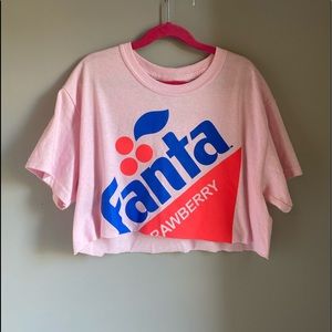 Fanta cropped t shirt